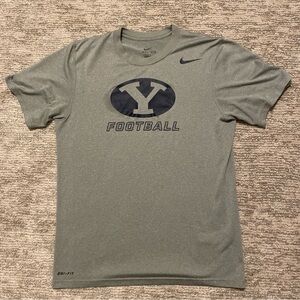 BYU Cougars Shirt Mens S NCAA Dri-Fit Football Nike Tee T-Shirt Short Sleeve
